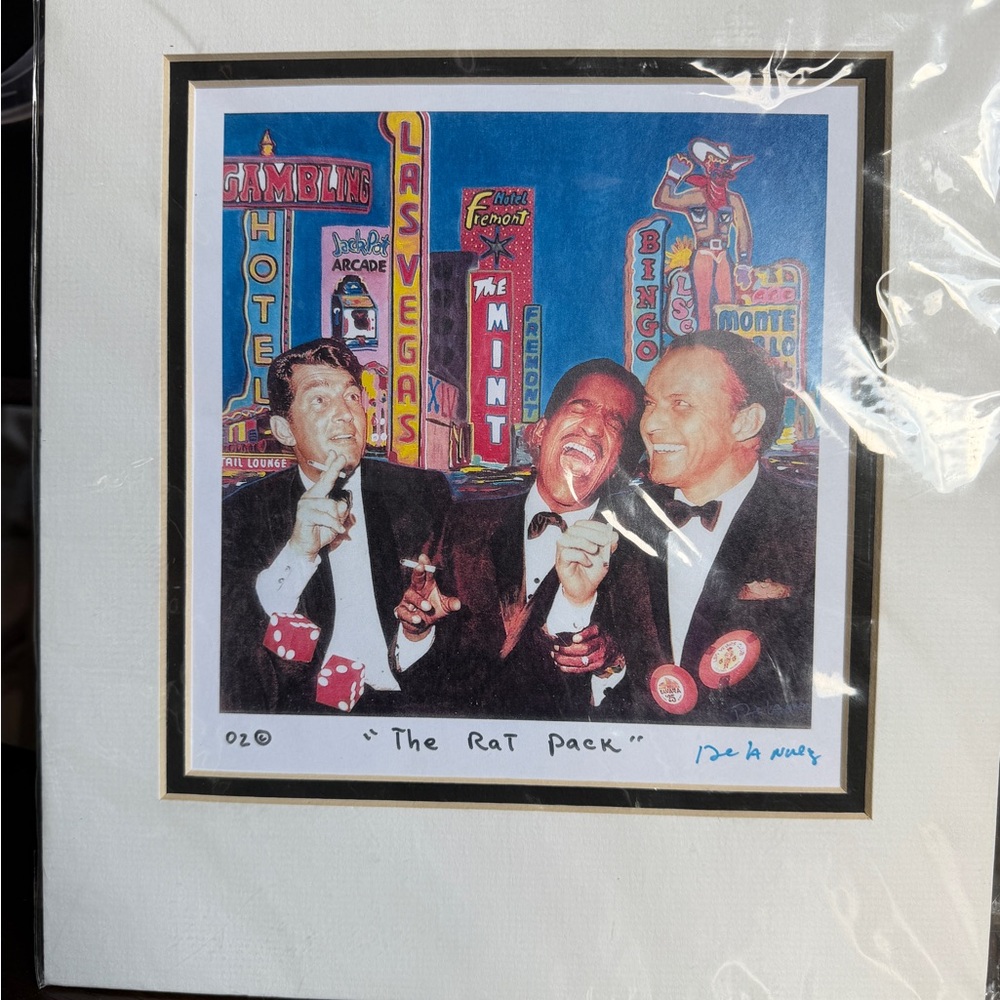 The Rat Pack Framed Art Print - Multi-Color